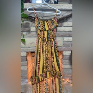 Strapless light dresss